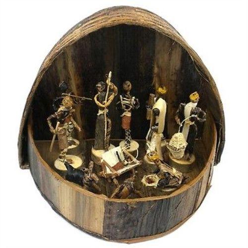 Banana Fiber Arched Nativity Set - Esther Kariuki