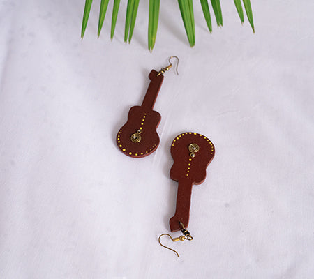 Coconut Carved Earrings