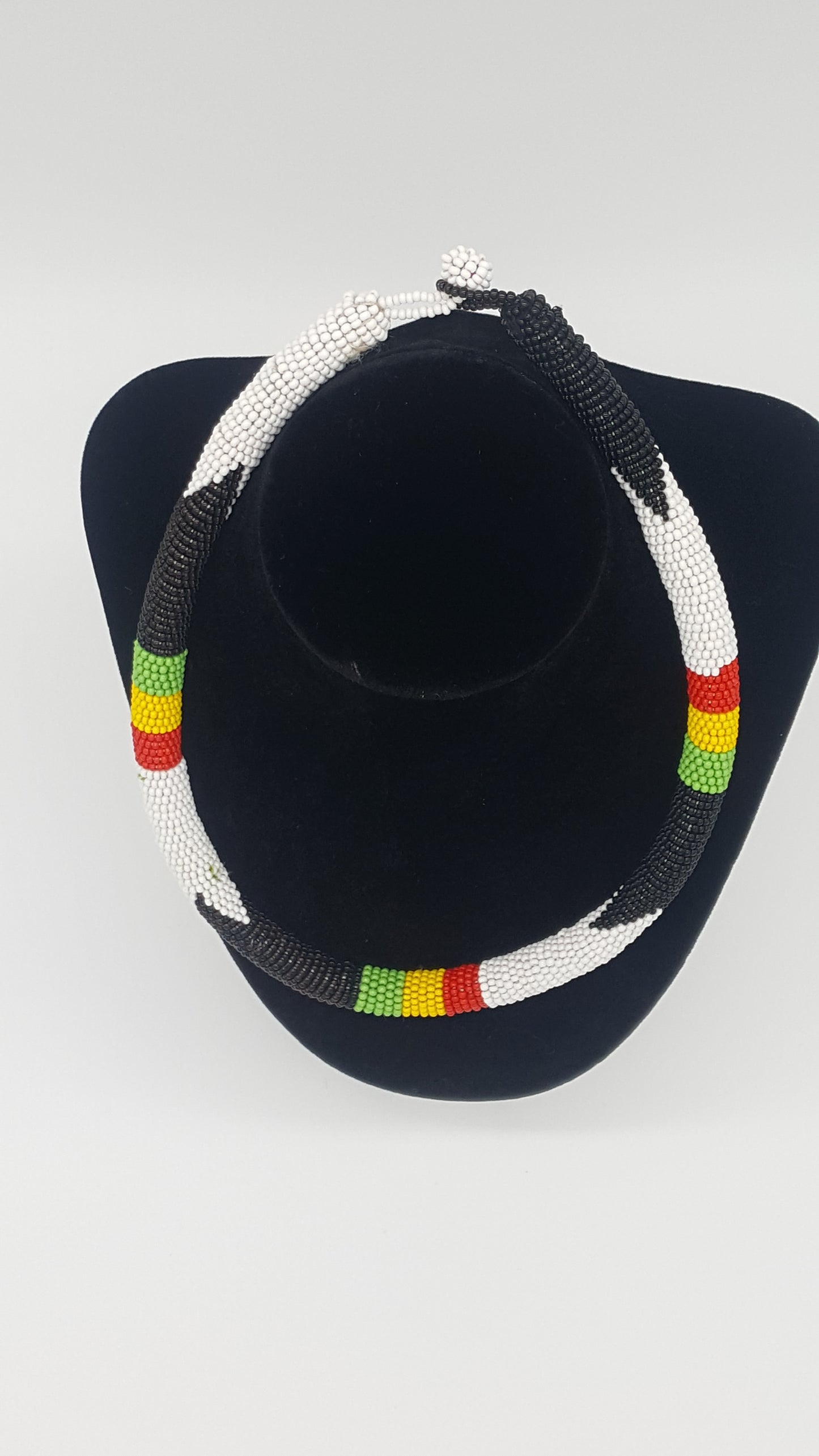 Zulu traditional beaded choker