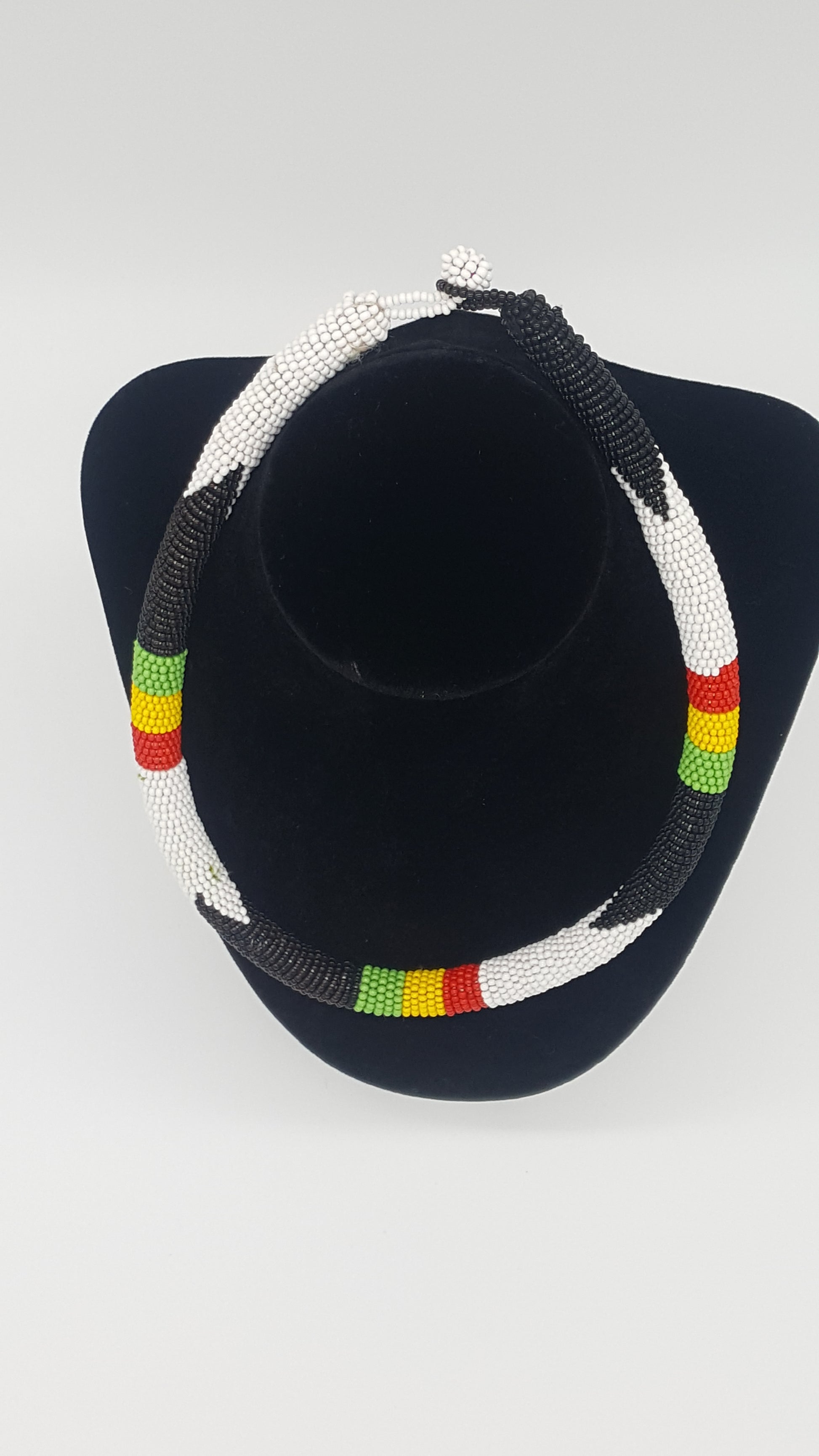 Zulu traditional beaded choker