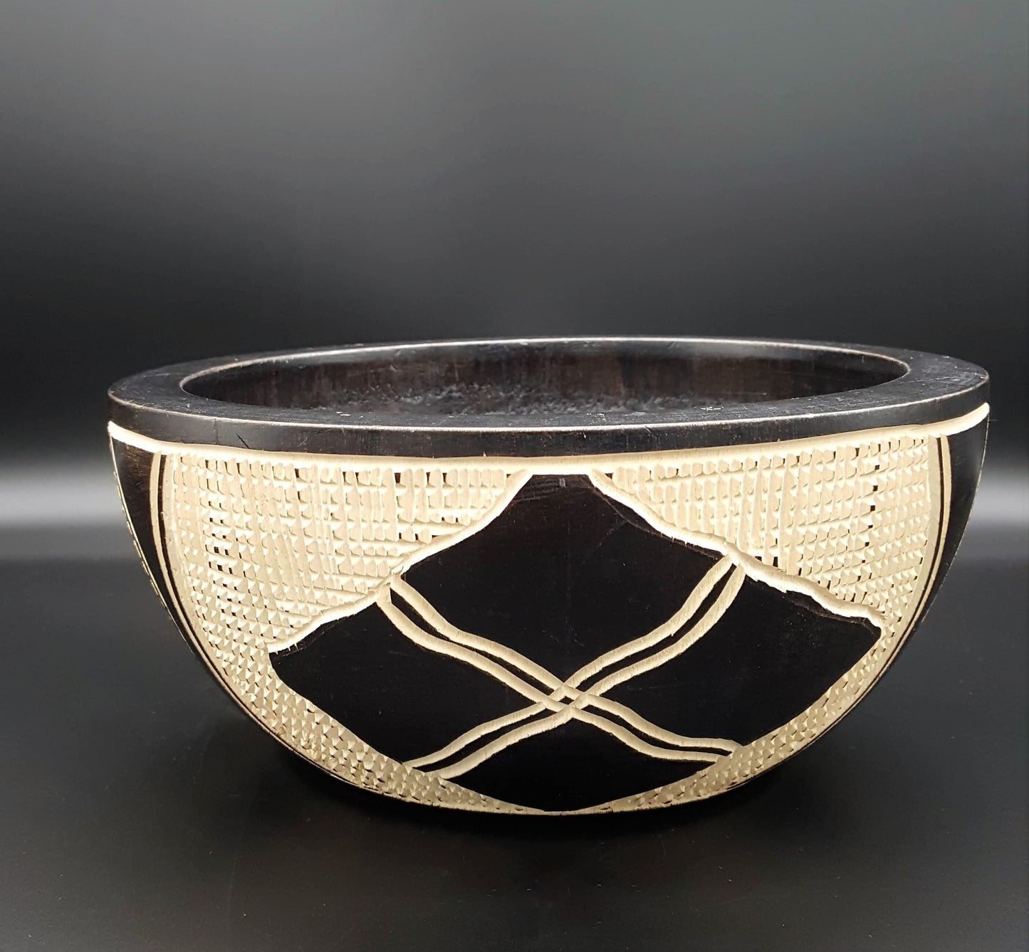 Hand Carved Bowl & 3Head Unity Stands