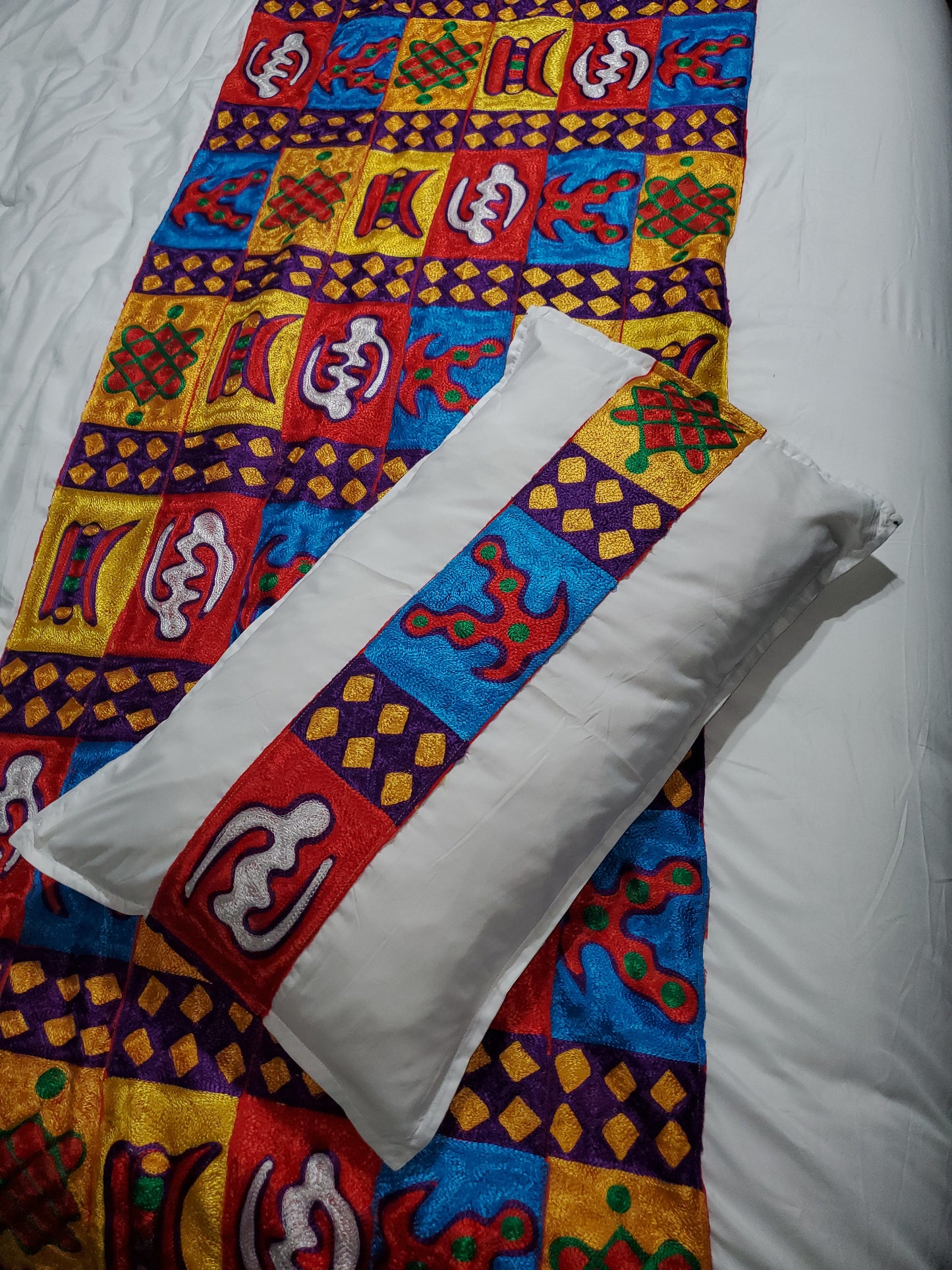 Embroidered Kente Duvet