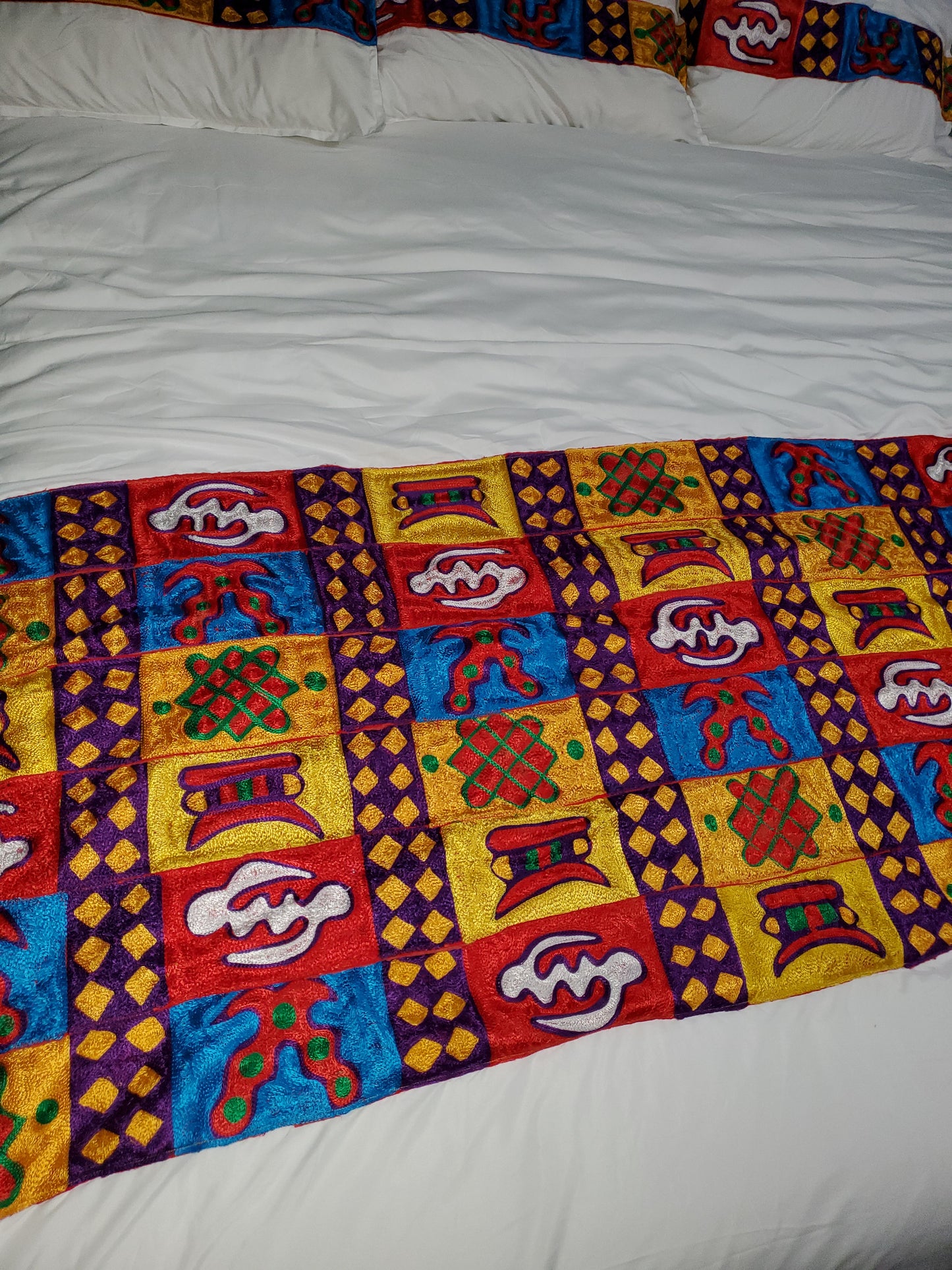 Embroidered Kente Duvet
