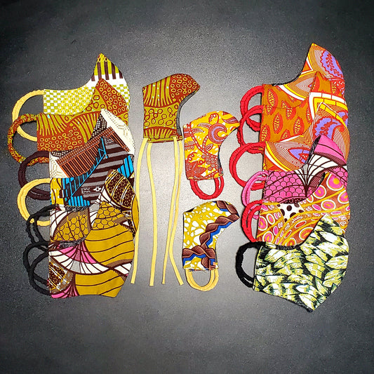 Double-Sided Ankara Face Mask
