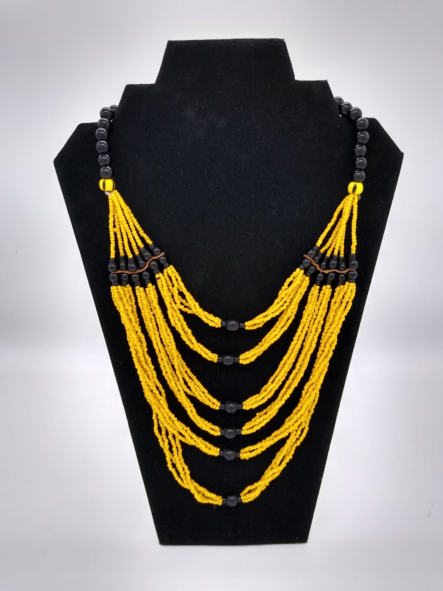yellow evelyn necklace