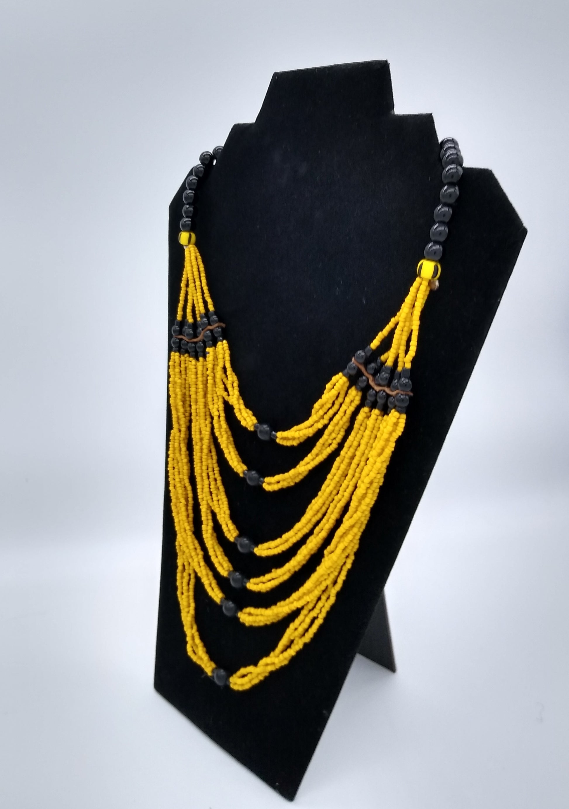 yellow evelyn necklace