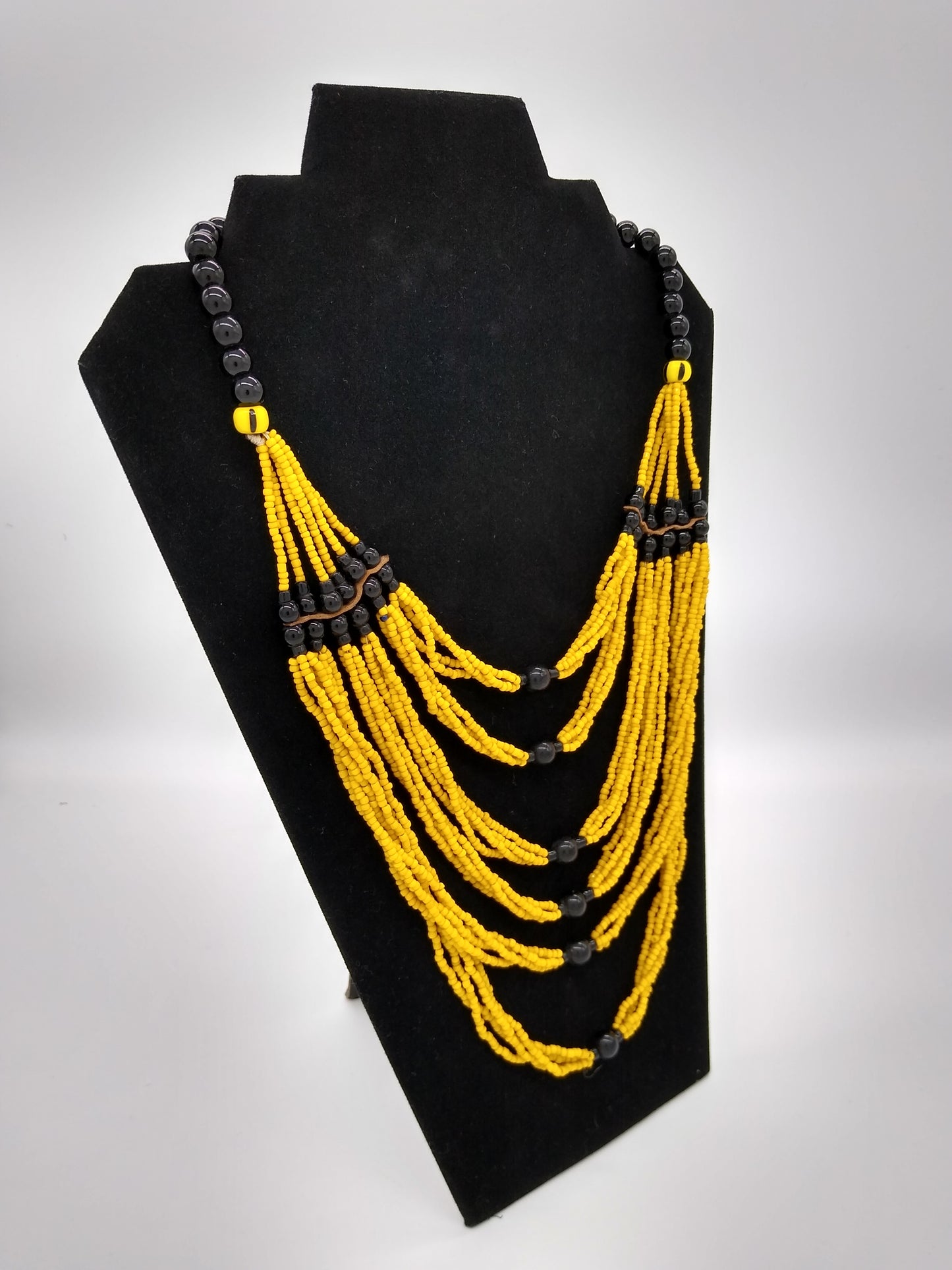 yellow evelyn necklace