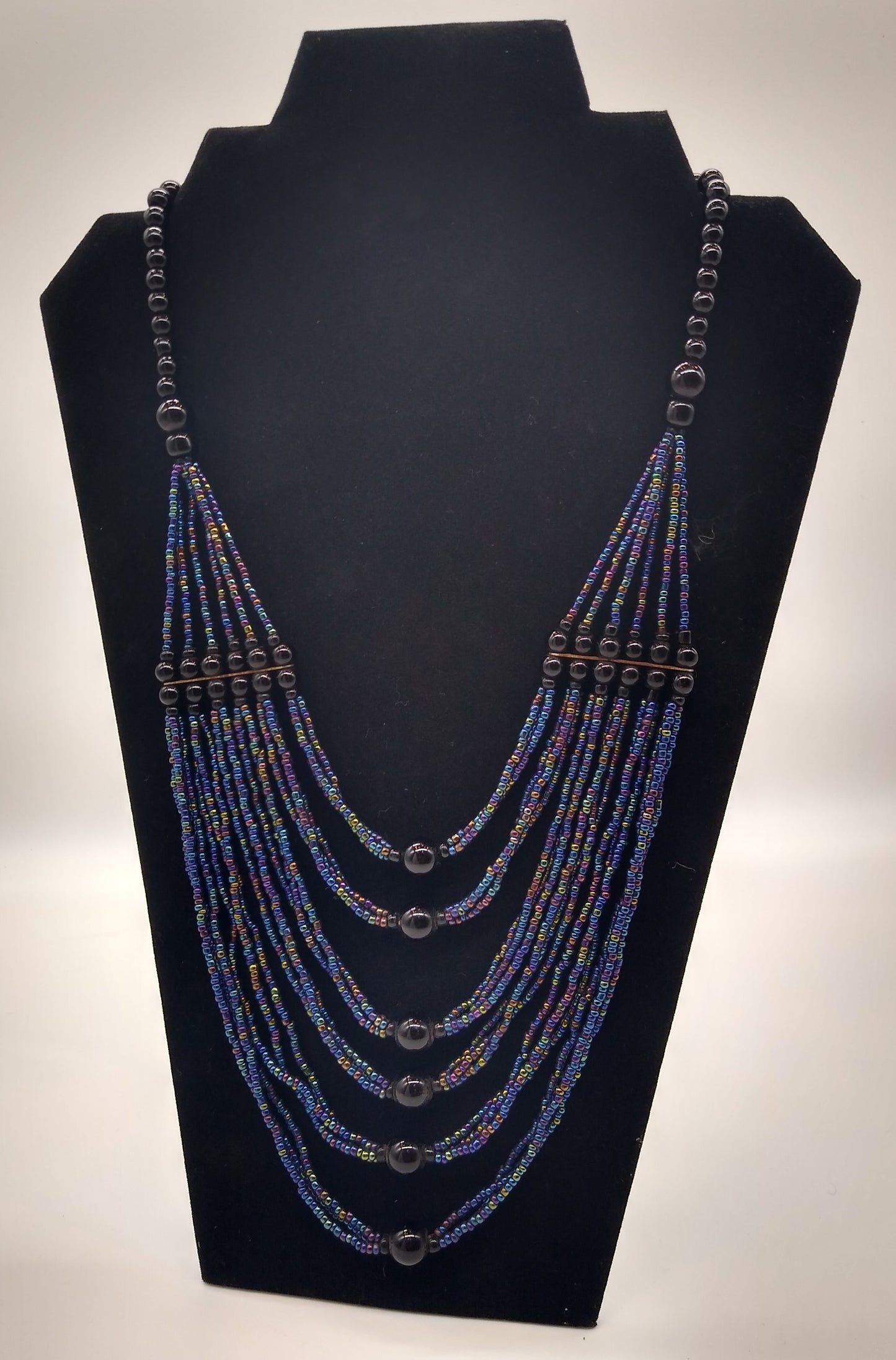 blue evelyn necklace