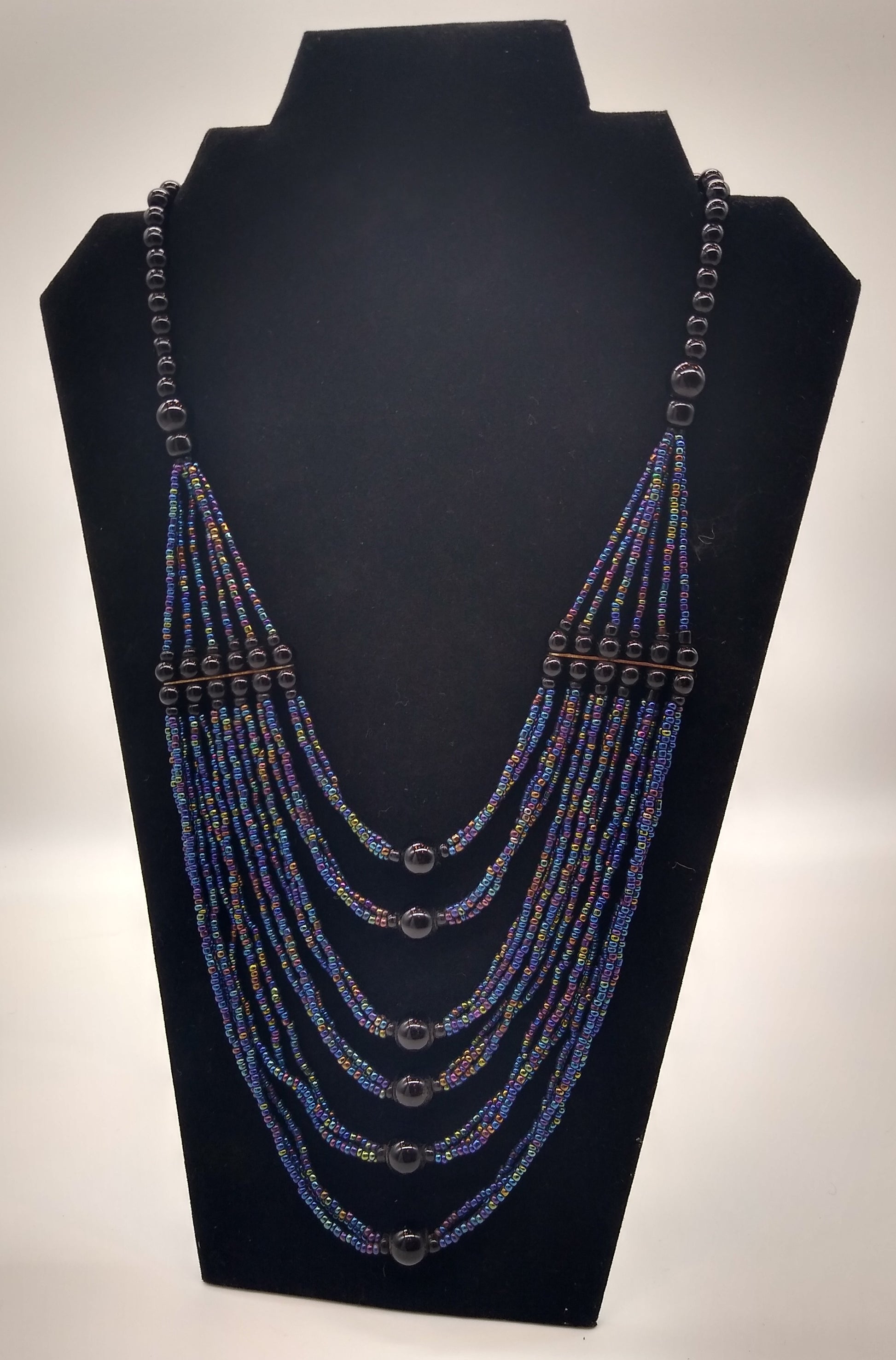 blue evelyn necklace