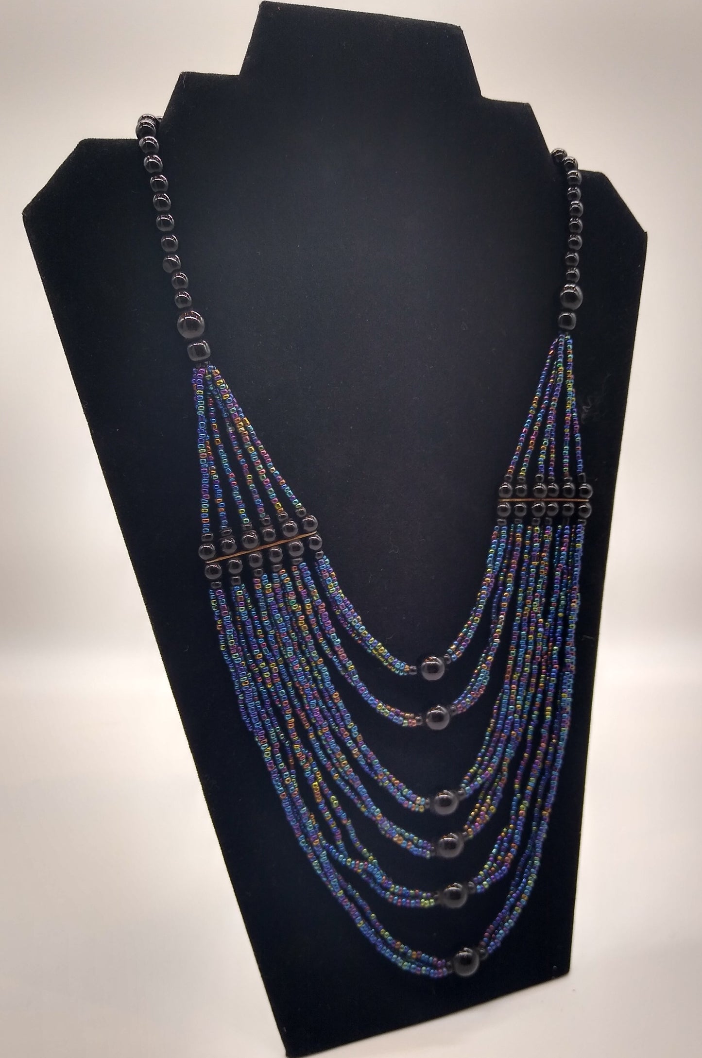 blue evelyn necklace