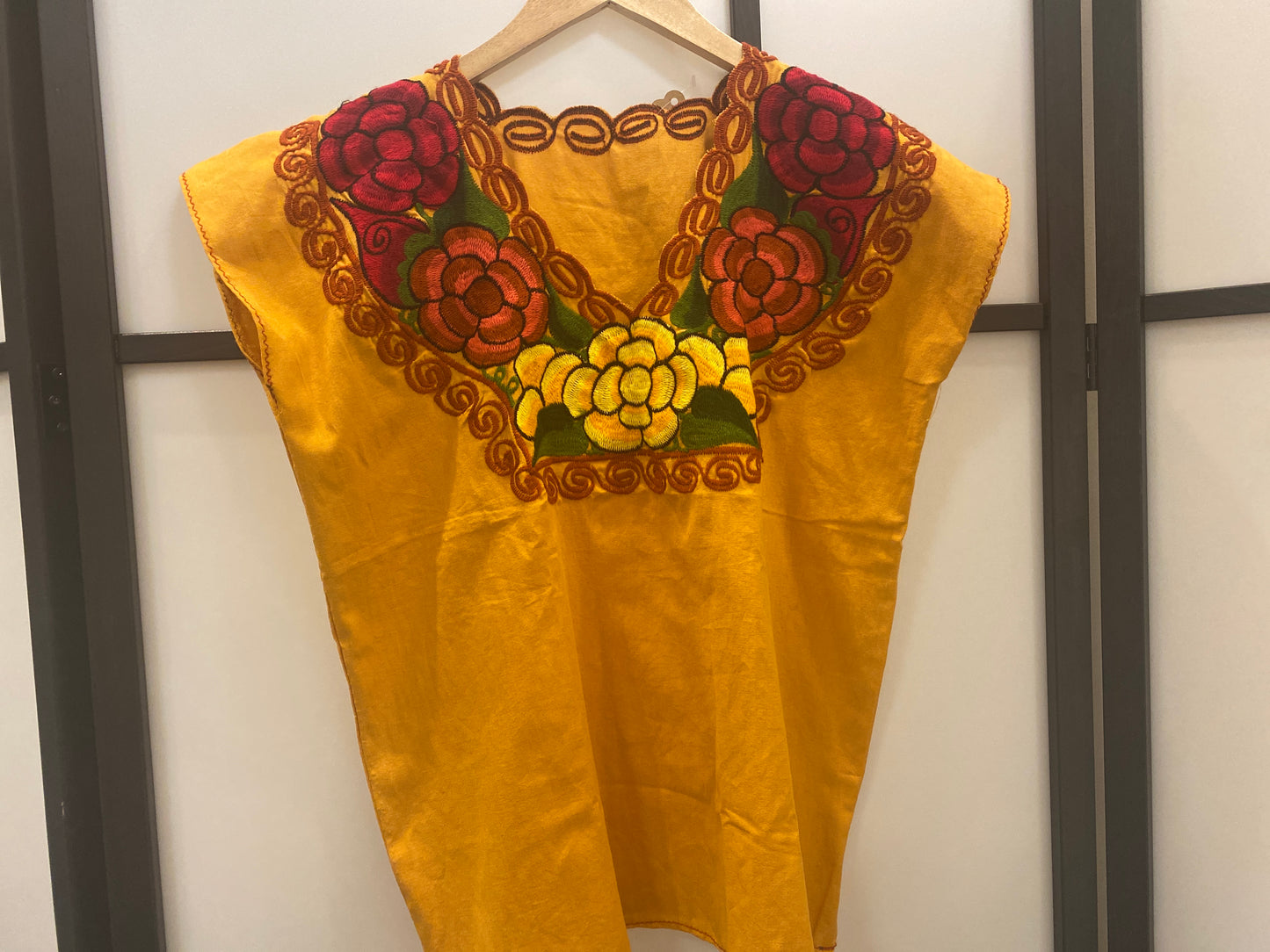 Mexican Embroidered Blouse