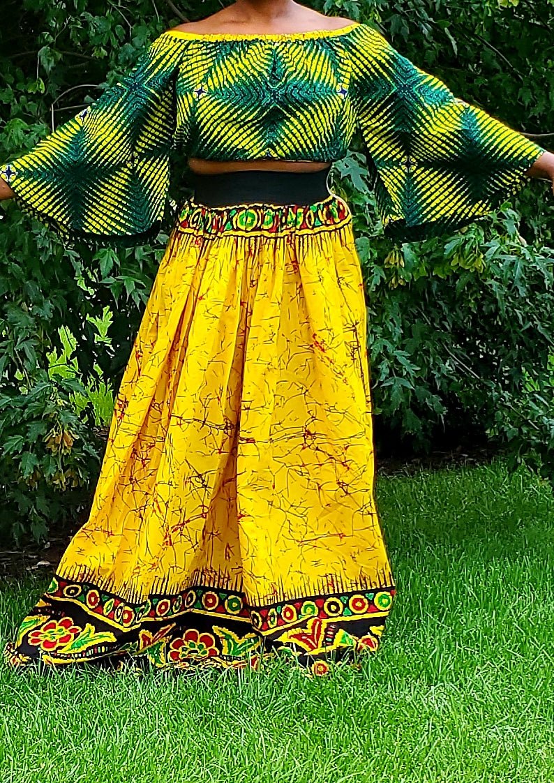 Vibrant high quality dresses, Hi~Low, Off the shoulder or Tank style.