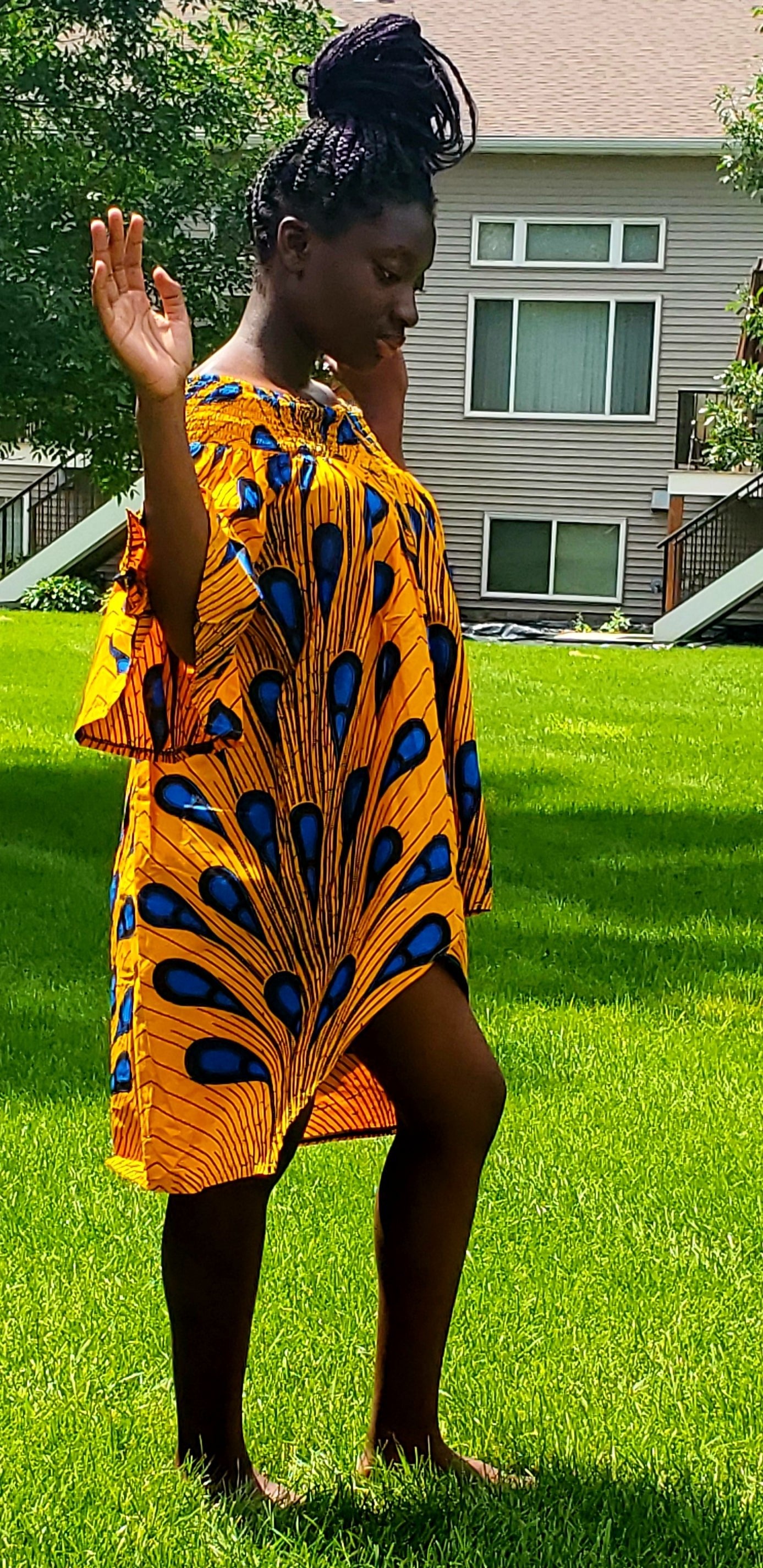 Vibrant high quality dresses, Hi~Low, Off the shoulder or Tank style.