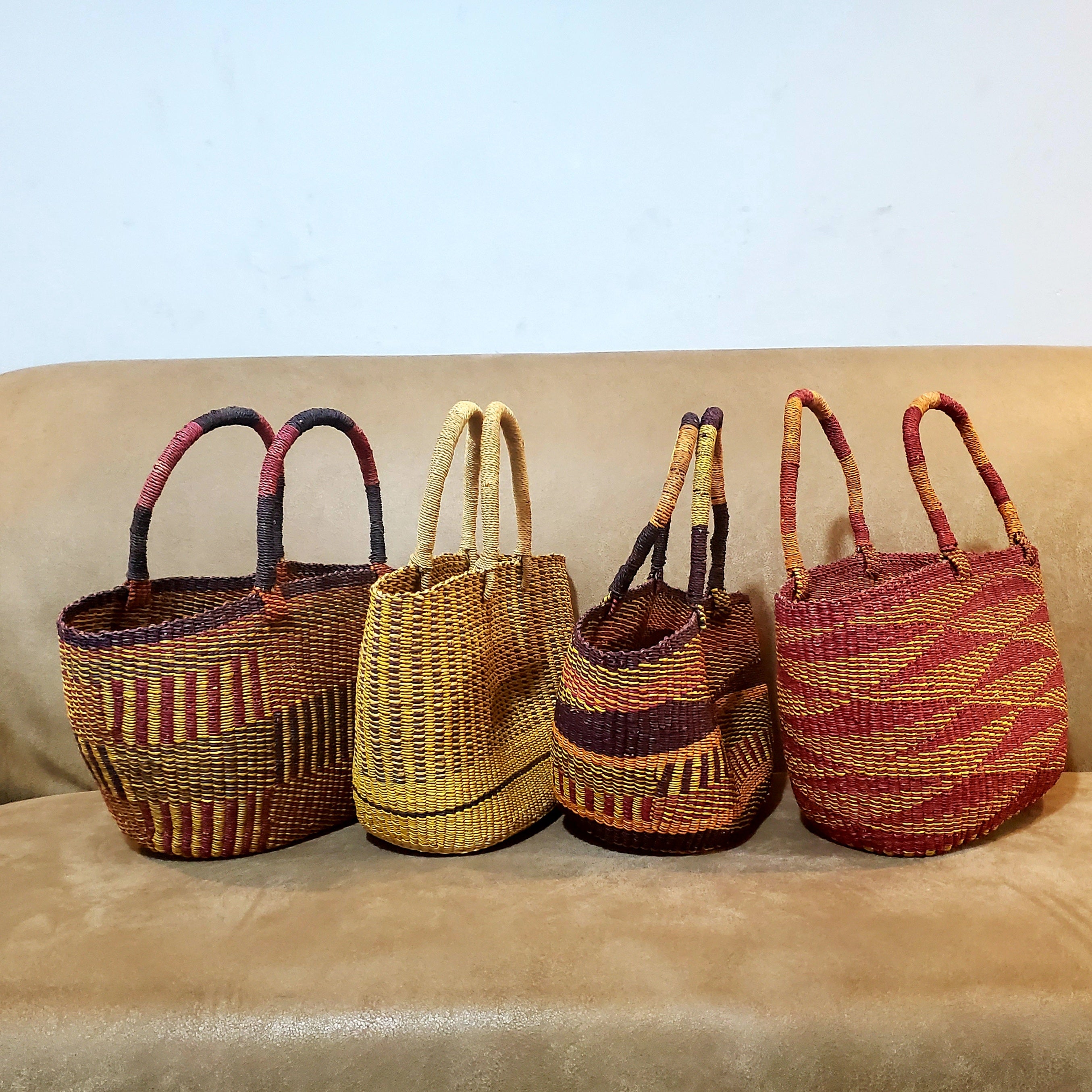 Buganda Baskets Handwoven Bolgatanga Baskets – Uniquely Global